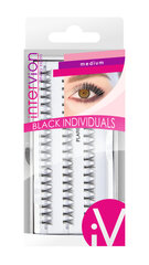 Kunstlikud ripsmetutikud Intervion Black Individuals Medium price and information | False eyelashes, eyelash glue and eyelash curlers | hansapost.ee