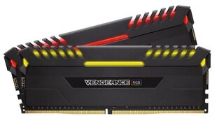 Corsair Vengeance RGB, DDR4, 2x8GB, 2933MHz, CL16 (CMR16GX4M2Z2933C16) цена и информация | Объём памяти | hansapost.ee