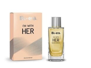Tualettvesi BI-ES I'm With Her EDT naistele, 100 ml hind ja info | Bi-es Parfüümid, lõhnad ja kosmeetika | hansapost.ee