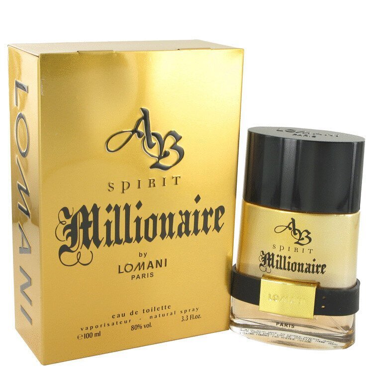 Tualettvesi Lomani AB Spirit Millionaire EDT meestele 100 ml цена и информация | Parfüümid meestele | hansapost.ee