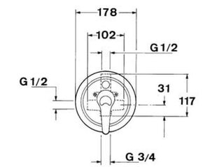 Смеситель для душа Teka MB2 405K цена и информация | Teka Сантехника, ремонт, вентиляция | hansapost.ee