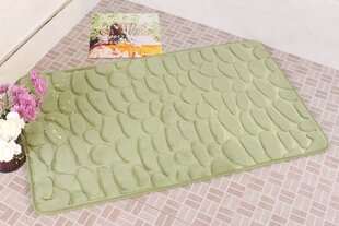 Коврик для ванной комнаты Memory foam "Benedomo" 50x80 LZ-2 Green цена и информация | Аксессуары для ванной комнаты | hansapost.ee