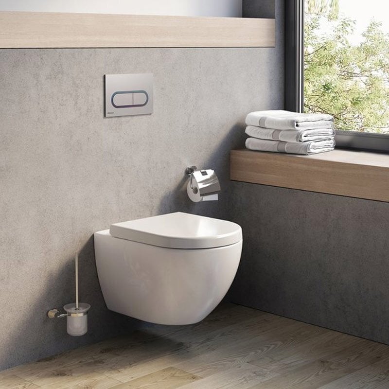 WC-komplekt Ravak: varjatud raam + klosett + nupp + Soft Close kaas цена и информация | WС-potid | hansapost.ee