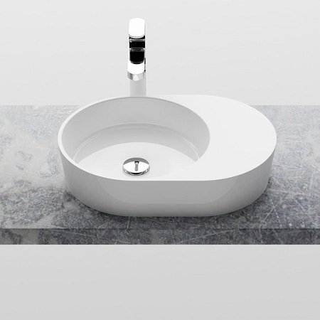 Pinnapealne kraanikauss Ravak Moon 2S 56x40 cm hind ja info | Vannitoa valamud, kraanikausid | hansapost.ee