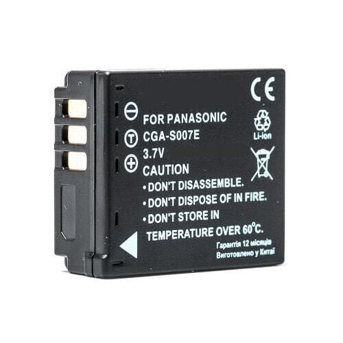 Panasonic, Baterija CGA-S007 цена и информация | Fotoaparaatide akud ja patareid | hansapost.ee