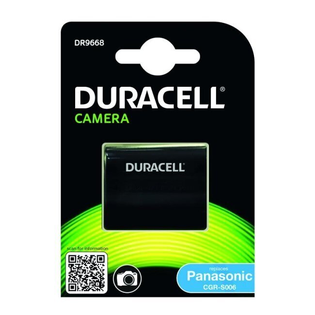 Aku Duracell, analoog Panasonic CGA-S006, 700mAh hind ja info | Fotoaparaatide akud ja patareid | hansapost.ee