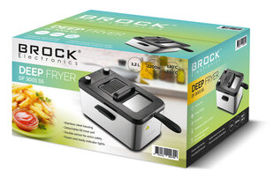 BROCK DF 3001 SS Deep fryer 2200 W 3,2 l Silver цена и информация | Brock Бытовая техника и электроника | hansapost.ee