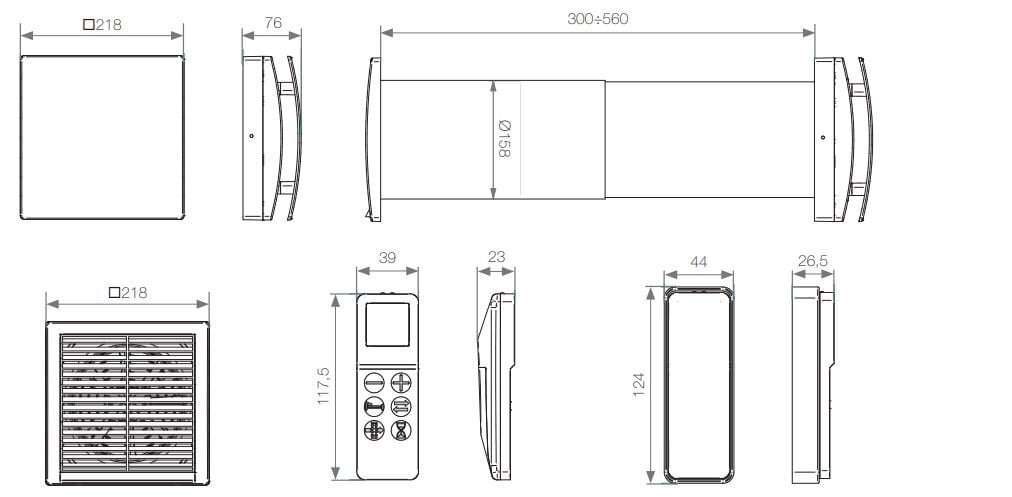 Seinale mini rekuperaator Aerauliqa Quantum NEXT цена и информация | Konditsioneerid, kliimaseadmed | hansapost.ee