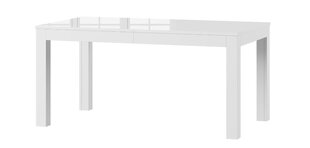 Раздвижной стол Wenus, белый блестящий цена и информация | Кухонные и обеденные столы | hansapost.ee