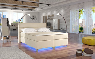 Voodi Amadeo koos LED valgustusega 160X200 cm, beež цена и информация | Кровати | hansapost.ee