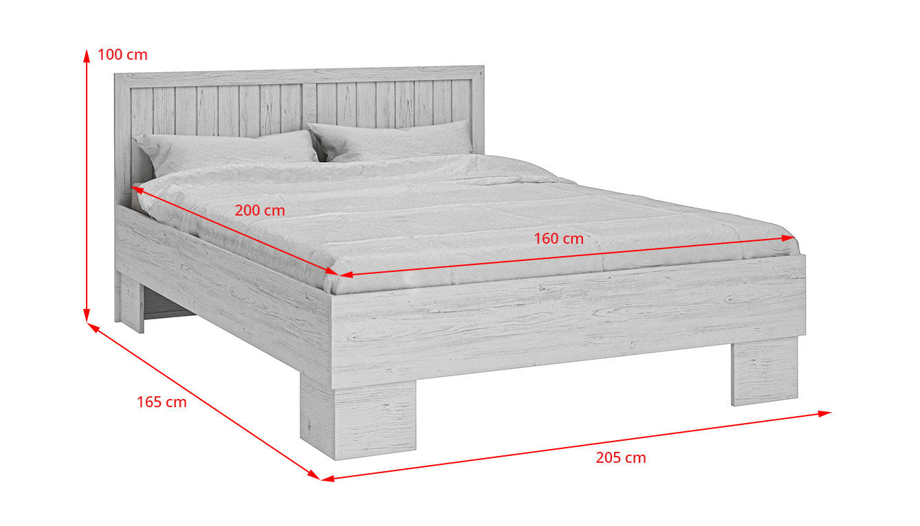 Voodi Prowansja, 160x200 cm price and information | Voodid | hansapost.ee