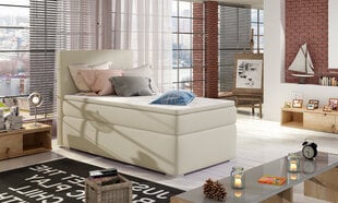 Кровать Rocco, 90X200 см, кремовый цвет цена и информация | Кровати | hansapost.ee