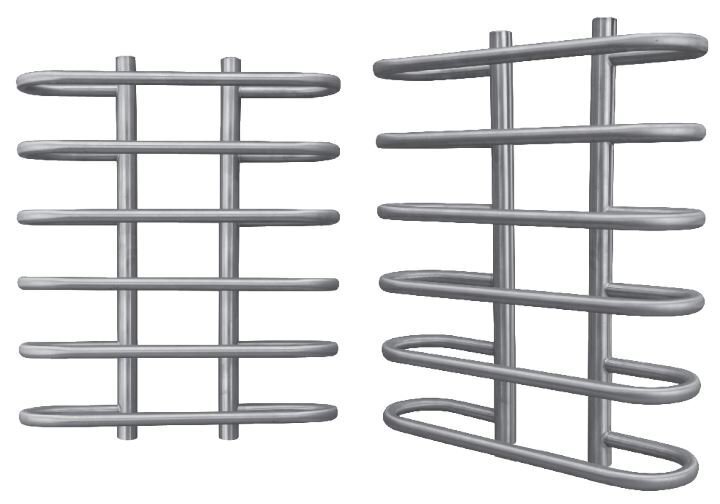 Käterätikuivati Rosela Gama, Matt teras, 500x700 mm, 340W цена и информация | Käterätikuivatid ja vannitoa radiaaotrid | hansapost.ee