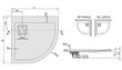 Dušialus Sanplast Space Line BP-P/Space 80x90x3, värv matt grafiit цена и информация | Dušialused | hansapost.ee