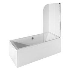 Mobiilne vanni klaassein Besco Ambition 1 Clear price and information | Bathroom accessories | hansapost.ee