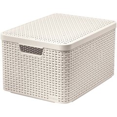 Curver коробка с крышкой Style L, 44,5x33x24,8 см цена и информация | Корзины и ящики для хранения | hansapost.ee
