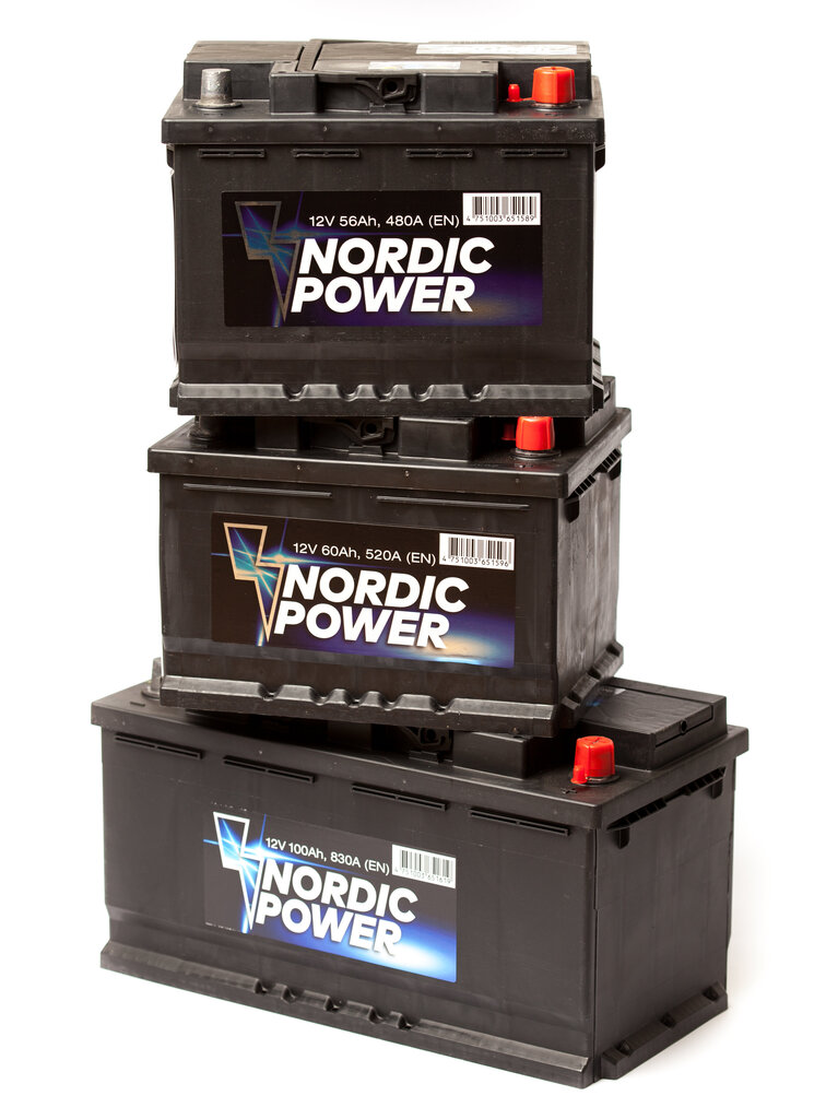 Aku Nordic Power 100 Ah 830A 12V hind ja info | Autoakud | hansapost.ee