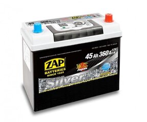 Aku ZAP Silver Jap (- +) 45Ah 360A hind ja info | Autoakud | hansapost.ee