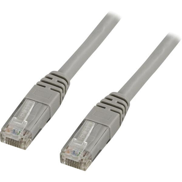 DELTACO U / UTP Cat5e patch kabelis 20m, 100MHz, Delta-certified, pilkas / 20-TP цена и информация | Juhtmed ja kaablid | hansapost.ee