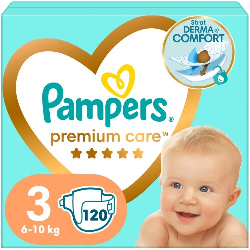 Pampers mähkmed Premium Care suurus 3 (Midi)- 5–9 Kg, 120 tk hind ja info | Mähkmed, riidest mähkmed | hansapost.ee