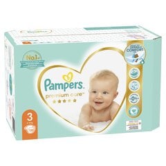 Pampers mähkmed Premium Care suurus 3 (Midi)- 5–9 Kg, 120 tk hind ja info | Mähkmed, riidest mähkmed | hansapost.ee