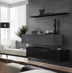 Комплект мебели для гостиной Switch SB 2, серый/черный цена и информация | Секции | hansapost.ee