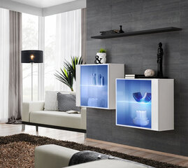 Комплект мебели для гостиной Switch SB 3, белый/черный цена и информация | Секции | hansapost.ee