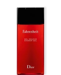 Гель для душа Christian Dior Fahrenheit, 200 мл цена и информация | Парфюмированная косметика для мужчин | hansapost.ee