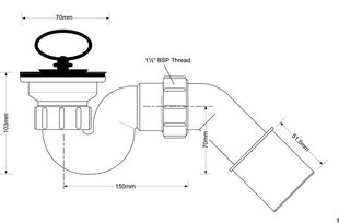 Duši sifoon McAlpine HC25 / 50 price and information | Siphons and bottom valves | hansapost.ee