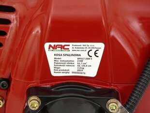 Бензиновый триммер NAC BP517-20-V цена и информация | Триммеры | hansapost.ee