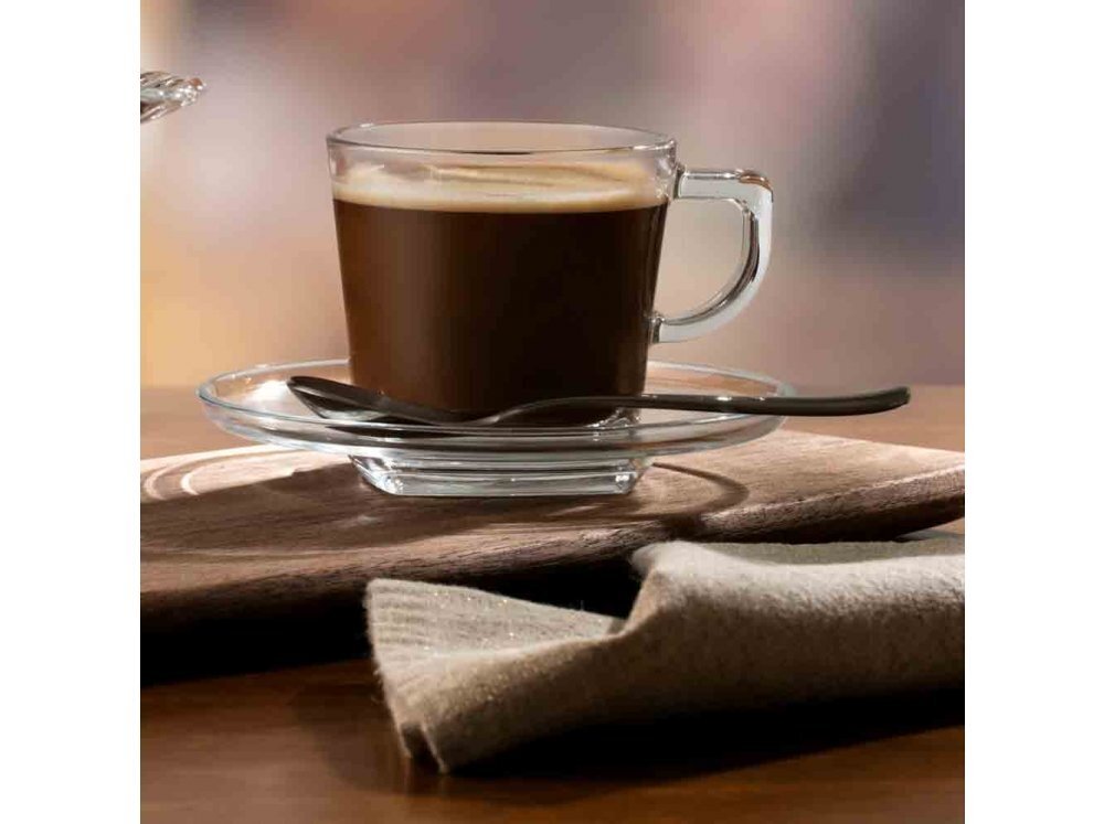 Kohvitasside komplekt PASABAHCE Carre, 12-osaline hind ja info | Klaasid, kruusid ja kannud | hansapost.ee