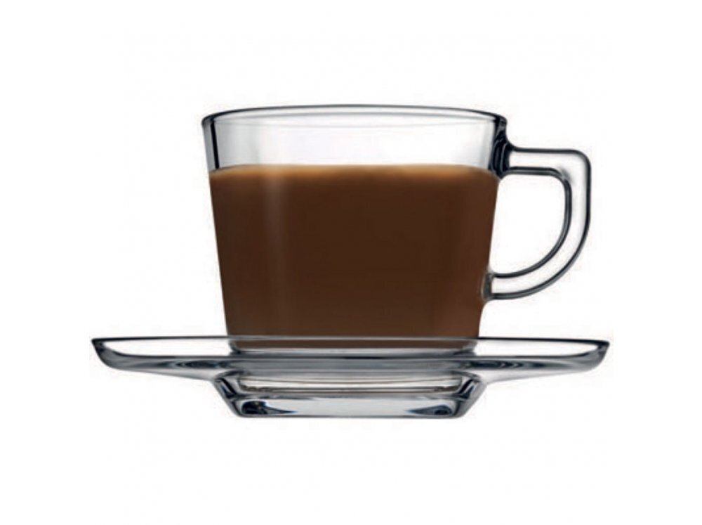 Kohvitasside komplekt PASABAHCE Carre, 12-osaline цена и информация | Klaasid, kruusid ja kannud | hansapost.ee