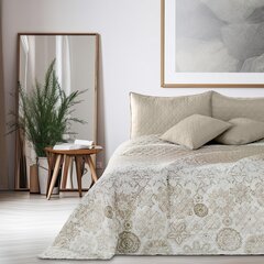 Kahepoolne voodikate Alhambra White Beige, 260x280 cm hind ja info | Pleedid, voodikatted ja päevatekid | hansapost.ee