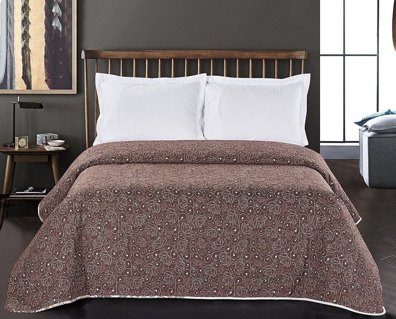 Mikrokiust voodikate Alhambra Bro + ORA 170x270 cm hind ja info | Pleedid, voodikatted ja päevatekid | hansapost.ee