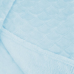 Mikrokiust pleed Decoking Sardi Light Blue, 150x200 cm hind ja info | Pleedid, voodikatted ja päevatekid | hansapost.ee