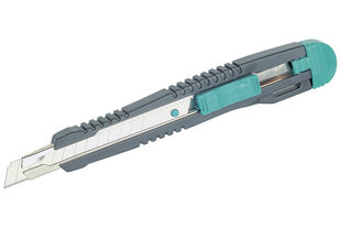 Нож с ломающимся лезвием 9мм Wolfcraft цена и информация | Механические инструменты | hansapost.ee