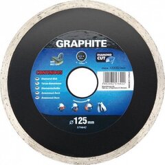 Диск алмазный GRAPHITE 57H646, диаметр 230мм, сплошной цена и информация | Механические инструменты | hansapost.ee