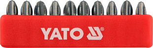 Otsikute komplekt Yato PH3x25mm 1/4", 10 tk цена и информация | Механические инструменты | hansapost.ee