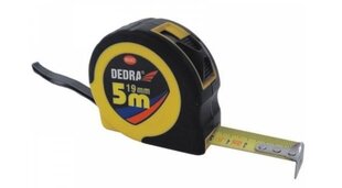 Рулетка Dedra 5 м / 19 мм цена и информация | Механические инструменты | hansapost.ee