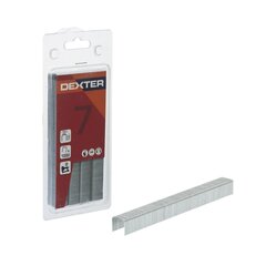 Klambrid Dexter, 12,29 x 12 mm, 1 000 tk hind ja info | Käsitööriistad | hansapost.ee