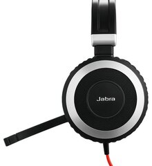 Jabra Evolve 80 UC Duo Black цена и информация | Наушники | hansapost.ee