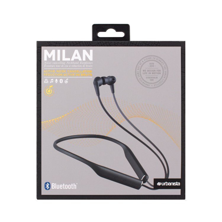 Urbanista Milan Premium Bluetooth 4.1 IPX4 ANC Black hind ja info | Kõrvaklapid | hansapost.ee