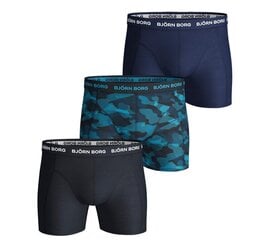 Björn Borg meeste bokserid 3pk, tumesinine-kirju price and information | Underwear for men | hansapost.ee