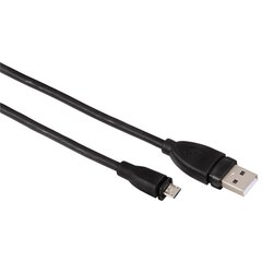 Micro USB 2.0 juhe Hama, 0.25 m, must hind ja info | Mobiiltelefonide kaablid | hansapost.ee