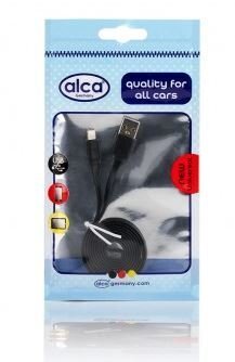 Kaabel ALCA Micro USB 2.0 must hind ja info | Mobiiltelefonide kaablid | hansapost.ee