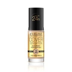 Kauapüsiv jumestuskreem Eveline Cover Sensation SPF10 30 ml, 108 Sand price and information | Foundations and powders | hansapost.ee