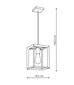 Ripplamp Light Prestige Napoli, must hind ja info | Rippvalgustid | hansapost.ee