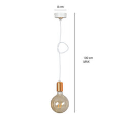 Лампа Emibig UNIVERSAL 1 WHITE цена и информация | Потолочный светильник, 38 x 38 x 24 см | hansapost.ee