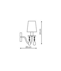 Seinalamp Light Prestige Mona Silver hind ja info | Seinavalgustid | hansapost.ee