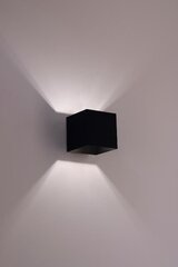 Лампа Lampex Quado A Black цена и информация | Настенные светильники | hansapost.ee